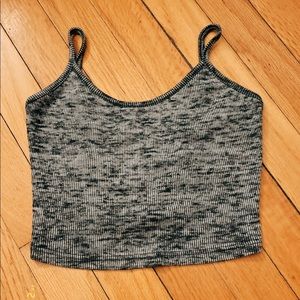 Grey crop top